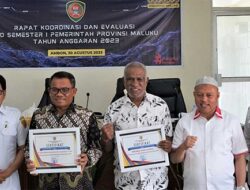 Di Rakor-Evaluasi PAD Semester I, Sekda Maluku Minta OPD Lakukan Ini
