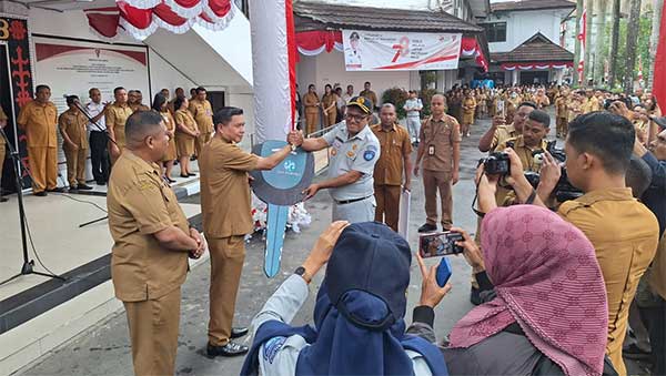 Jasa Raharja Motor sampah Ambon
