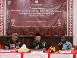 17 Parpol Ajukan Perubahan Rancangan DCS ke KPU Papua Barat, Kecuali Perindo