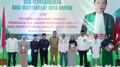 Nikah Masal 100 Pasutri Kota Ambon
