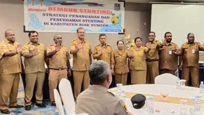 Rembuk Stunting, Komitmen Pemda Biak Percepat Penurunan Stunting