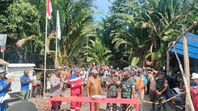 Upacara Adat Awali Tajak Sumur Ekplorasi WPL-3X Blok Weriagar Teluk Bintuni
