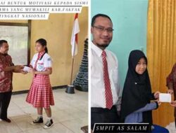 Wakil Ketua DPR-PB Berikan Bantuan Dua Siswa SMP Asal Fakfak