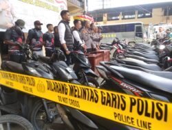34 SPM Hasil Curian Diamankan, 12 Unit Ada Laporan Polisi