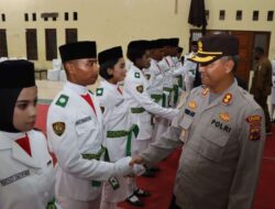 Paskibra Kabupaten Keerom Dikukuhkan, Kapolres: 140 Personil Siap Amankan Upacara HUT RI Ke-78