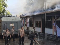 Kantor KPU Kabupaten Jayapura Terbakar, Polisi: Penyebab Tunggu Hasil Labfor