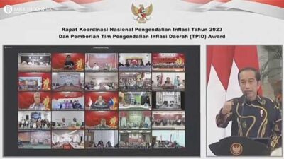 Di Rakornas Pengendalian Inflasi 2023, Begini Pesan Presiden Joko Widodo