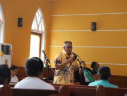 Pj Gubernur PB Sosialisasi Kemiskinan Ekstrim dan Stunting Melalui Gereja