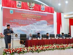 DPR PB Gelar Paripurna Tanggapan Pj Gubernur Atas Pandangan Fraksi, Ini Isi Lengkapnya