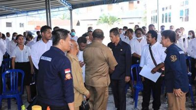 Tinjau Giat Ujian CAT CPNS Tahap 2, Begini Pesan Gubernur Papua ke Peserta
