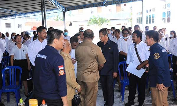 Tinjau Giat Ujian CAT CPNS Tahap 2, Begini Pesan Gubernur Papua ke Peserta 1 IMG 20230913 WA0000