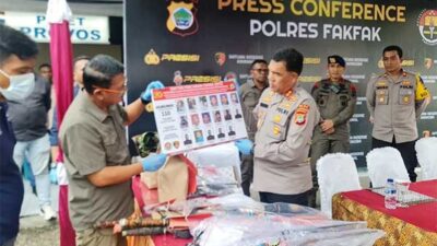 Polda PB Rilis Kasus Distrik Kramongmongga Fakfak: 7 Pelaku Ditangkap, 17 DPO, 5 Ditembak Mati