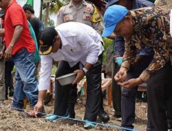 Hadiri Gerakan Tanam Kedelai 1000 Ha di Amahai, Pj Bupati Malteng Sampaikan Ini