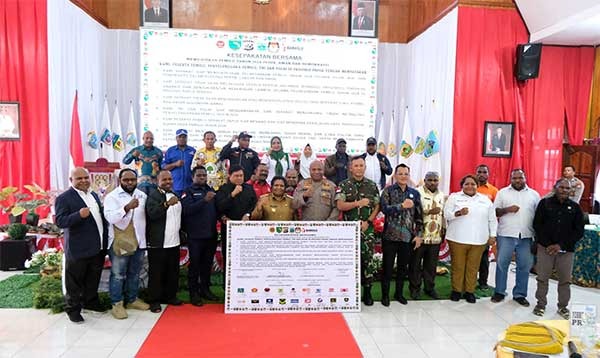 Ini 6 Poin Kesepakatan Safari Pemilu 2024 di Papua Tengah 1 IMG 20230919 WA0019