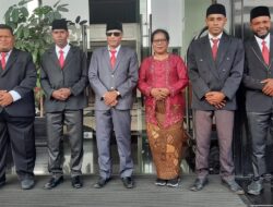 Dilantik KPU RI, Yosak Saroi Resmi Nahkodai KPU Kabupaten Pegaf
