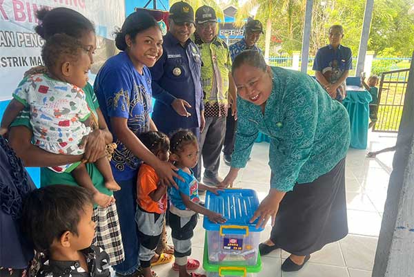 Ketua TP PKK Teluk Bintuni Kp Korano Jaya