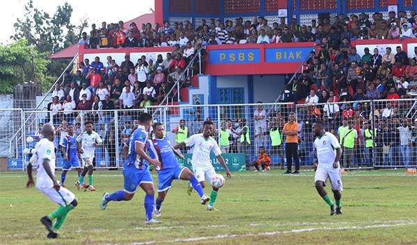 PSBS Biak Laga Perdana Menang 3 0 vs Persewar