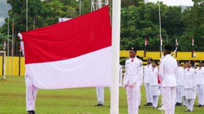 Gubernur Waterpauw Pimpin Peringatan HUT RI ke 78 di Papua Barat