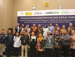 Tingkatkan Derajat Kesehatan di Maluku, FKUI RSCM dan RS. Siloam-RSUP Leimena Teken Perjanjian Kerja Sama