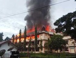 Lagi, Gedung Dinas di Lingkungan Kantor Bupati Jayapura Terbakar