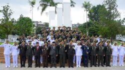 Pangdam PTM Pimpin Ziara TMP Kapahaha HUT TNI 78