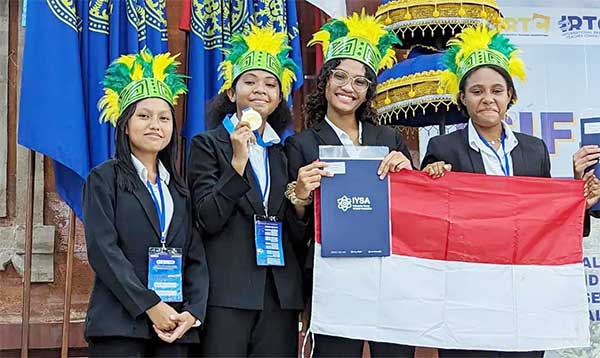 4 Siswa Kota Sorong Rebut Medali Emas Internasional