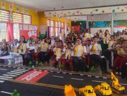 2 SD di Rumahtiga Jadi Sasaran Sosialisasi BPJN Maluku Jelang HUT Jalan 2023