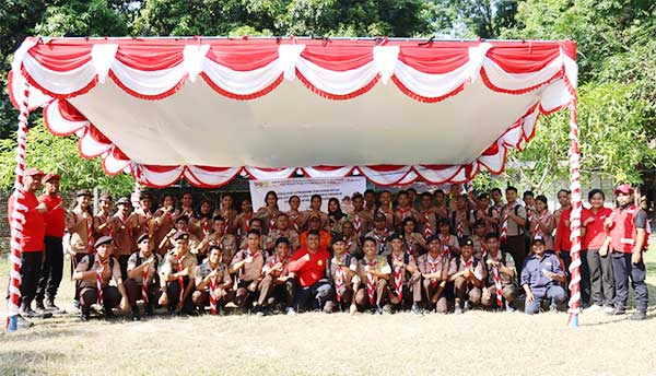 Basarnas Ambon Peatihan Kepramukaan