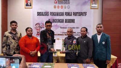 Bawaslu Manokwari 5 PT Teken MoU