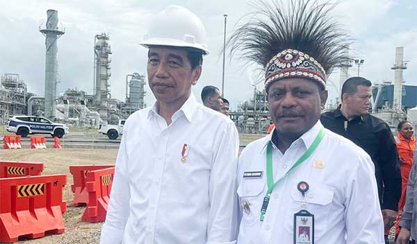 Bupati Teluk Bintuni Presiden Jokowi Tangguh Train 3