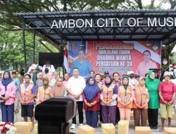 DWP Kota Ambon Canangkan Kegiatan Songsong HUT ke 24 Tahun