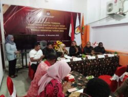 Dua Bacaleg Hanura di TMS, KPU Kaimana Sahkan 299 Calon Tetap Anggota DPRD