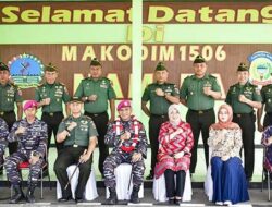 Tingkatkan Soliditas TNI-Polri, Danlantamal IX Kunjungi Makodim Namlea dan Polres Buru