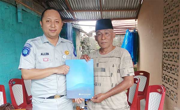 Jasa Raharja Maluku Santunan Ahli Waris di desa Hitu lama
