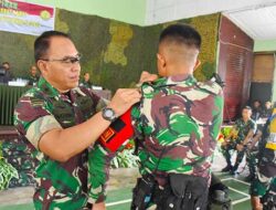 Kasdam Pattimura Buka Latihan UST Tingkat Kompi Denkav 5/BLC