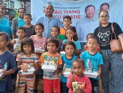 Menangkan Prabowo-Gibran di Papua, Partai Gelora Kampanye Makan Siang dan Susu Gratis