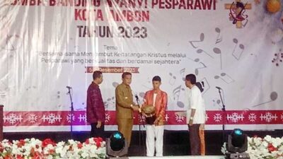 Buka Pesparawi Kota Ambon XIII, Penjabat Harapkan Ini