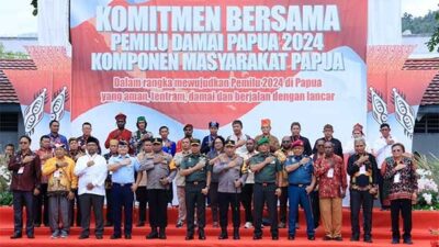 Ini Penegasan Panglima dan Kapolri di Deklarasi Pemilu Damai Papua 2024