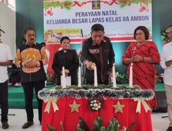 Di Perayaan Natal di Lapas Ambon, Wattimena Terharu Dengar Pujian
