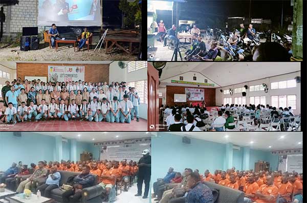 KPA Papua Sos HIIV AIDS Lomba Yospan
