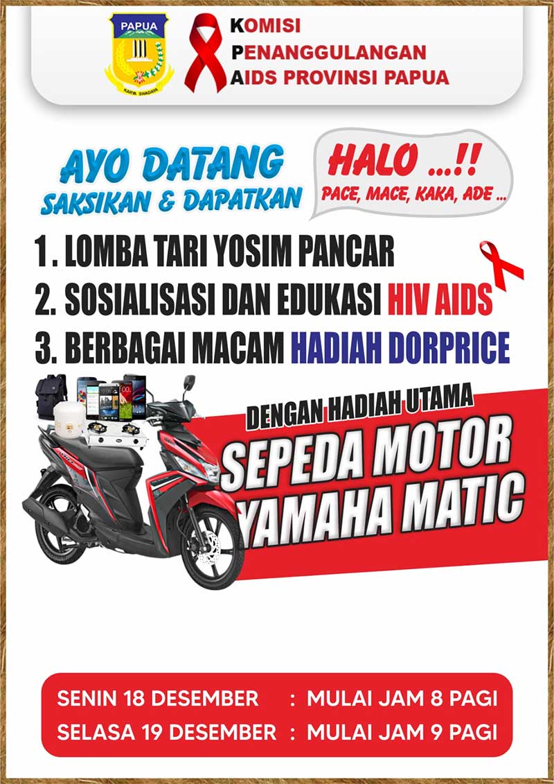 KPA Papua Sos HIIV AIDS Lomba Yospan2 1