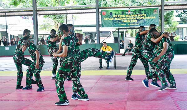 Kodam PTM Uji Petik Beladiri