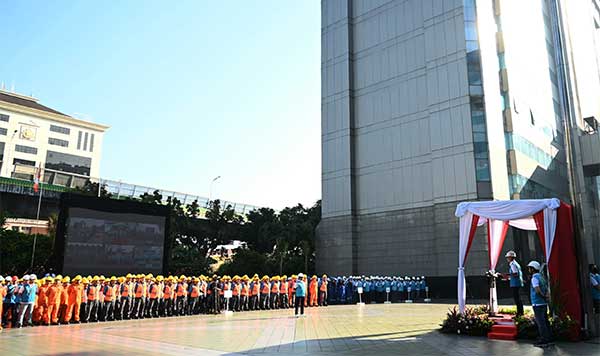 Apel Siaga: PLN Pastikan Kesiapan Pasokan Listrik Andal Sambut Nataru 2024 5 PLN Apel Siaga Nataru 2023 2024 5