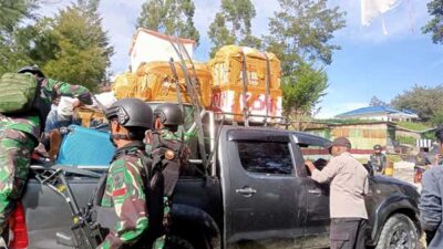 Polsek Pirime Gelar Razia Gabungan TNI-Polri Jelang Natal di Lanny Jaya, Antisipasi Ini