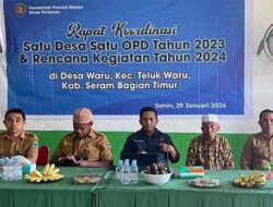 Distan Maluku Gelar Rakor Tindaklanjuti Program Satu Desa Satu OPD 2023