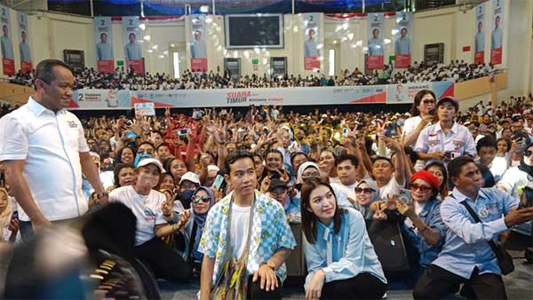 Gibran Kampanye Jayapura Papua
