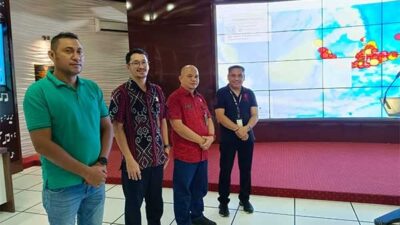 Kunjungi Command Center, Kepala Sta Geofisika Ambon Bangun Silaturahmi