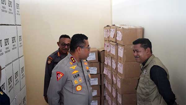 Kapolda PB JEI Kerawanan Pilkada Mansel