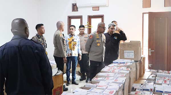 Kapolda PB cek kesiapan KPU Bawas Bintuni