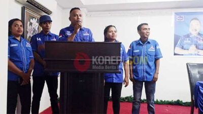 Ketua DPC Demokrat Ambon Femri Tuwanakotta